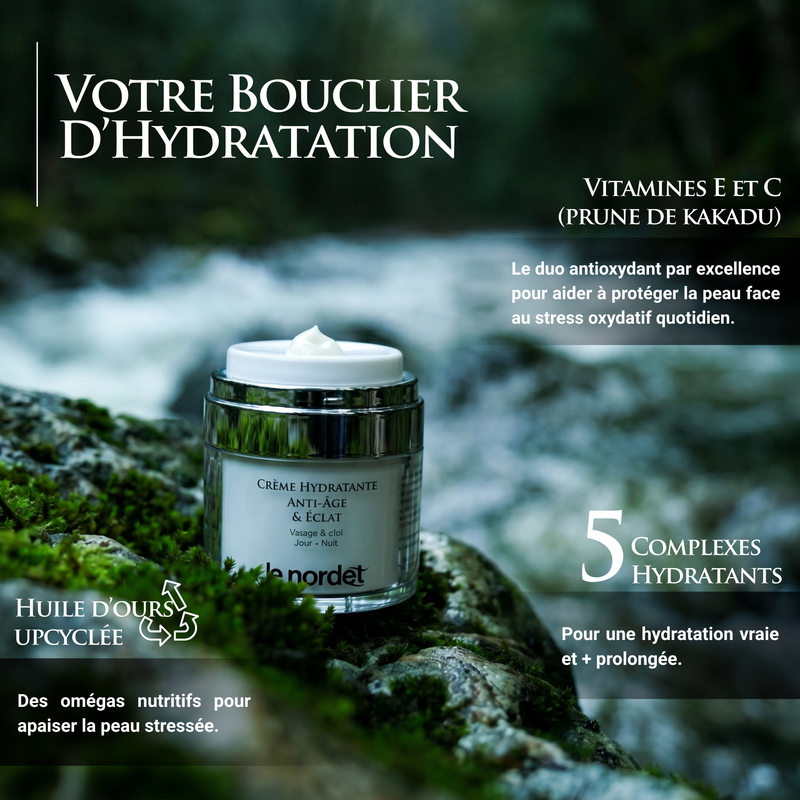 Crème Hydratante Anti-Âge et Éclat  (50ml)